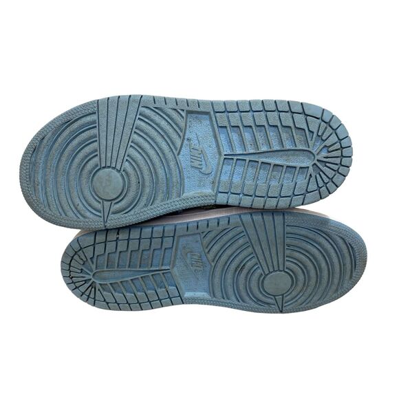 Nike Air Jordan 1 High Denim White Sneakers CU0449-104 Pre School Youth Size 13c - Picture 10 of 11